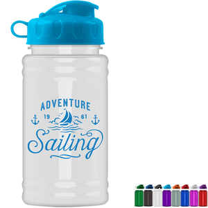 Mini rPET UpCycle Sports Bottle w/ Flip Lid, 16oz.