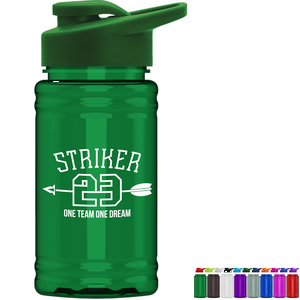 Mini rPET UpCycle Sports Bottle w/ Drink Thru Lid, 16oz.