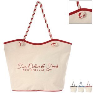 Maui Laminated Cotton Canvas Tote Bag