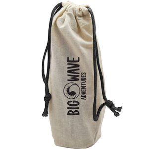 Cotton Drawstring Bottle/Tumbler Tote, 6" x 11"