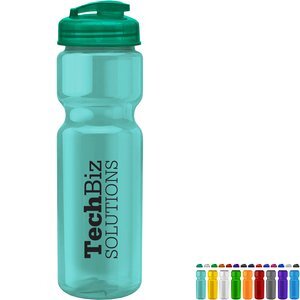 Champion Translucent Bottle w/ Flip Lid, 28oz.