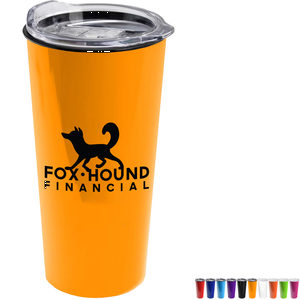 The Roadmaster Travel Tumbler w/ Clear Slide Lid, 18oz.