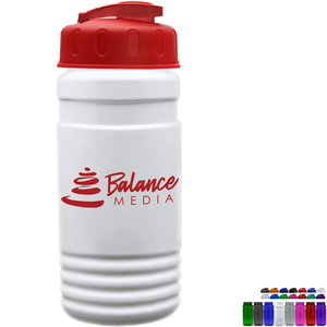 UpCycle rPET Bottle w/ USA Flip Top Lid, 20oz.