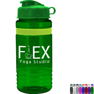 UpCycle rPET Bottle w/ Flip Lid & Grip Band, 20oz.