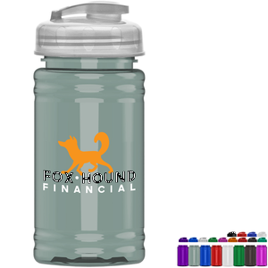 UpCycle Mini rPET Sports Bottle w/ USA Flip Lid, 16oz.