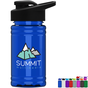 UpCycle Mini rPET Sports Bottle w/ Drink Thru Lid, 16oz.