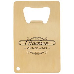 Gold Credit Card Bottle Opener