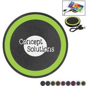 Black Puck Qi Wireless Charging Pad