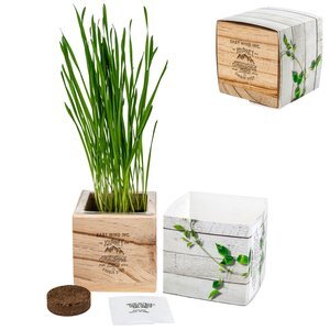 Wooden Cube Grow Kit