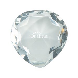 Crystal Heart Paperweight
