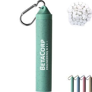 Wheat Straw Mints in Keychain Case