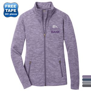 Port Authority® Digi Stripe Fleece Ladies' Jacket