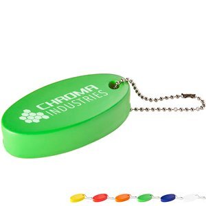 Oval Floater Keytag, 1-1/2"