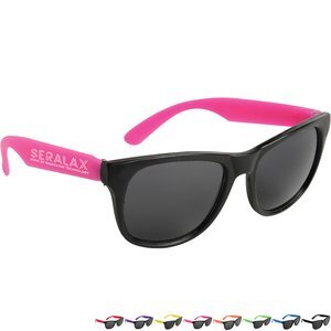 Neon Sunglasses w/ Black Frame