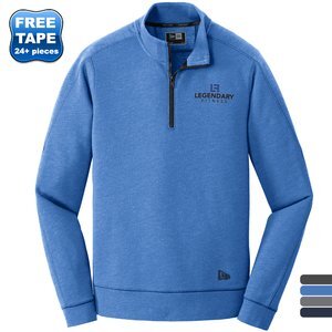 New Era® Tri-Blend Fleece Men's 1/4 Zip Pullover