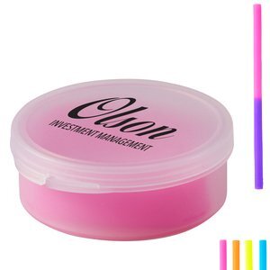 Reuse-it™ Mood Silicone Straw in Round Case