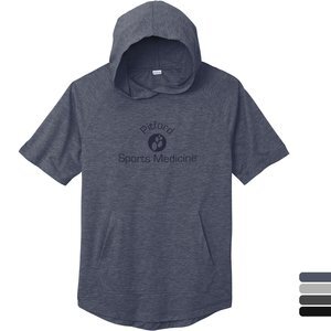 Sport-Tek® PosiCharge® Tri-Blend Wicking Short Sleeve Unisex Hoodie
