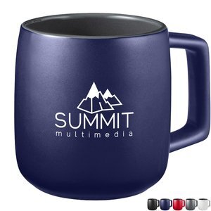 Geo Square Handle Ceramic Mug, 15oz.