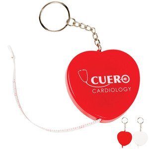 Heart Tape Measure Key Tag