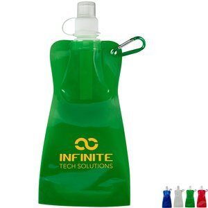 480ml Collapsible Water Bottle with Clip - AIGP8654 - IdeaStage Promotional  Products