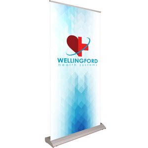 Deluxe Pro Retractor Single-Banner Kit, 46-1/2"