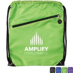 Prevail Drawstring Backpack W/ Earbud Port