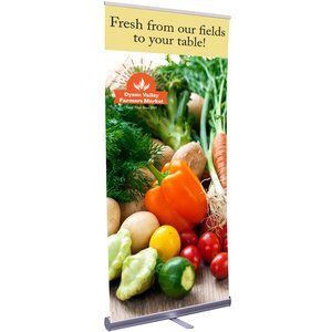 Economy Plus Retractor Banner Kit, 33-1/2"