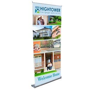 Stratus Opaque Fabric Retractor Banner Kit, 36"