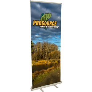 Value Retractor Polypropylene Banner Display Kit, 31-1/2"