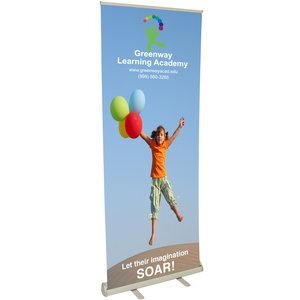 Value Retractor Banner Display Kit, 31-1/2"