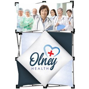 Micro GeoMetrix Diamond Double Stack Display Kit, 46" x 31"