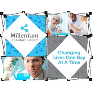 Micro GeoMetrix Double Diamond Display Kit, 60" x 46"