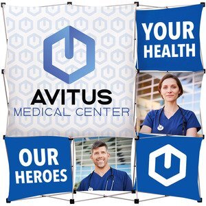 GeoMetrix Standard Floor Display Kit, 90" x 90"