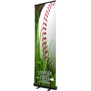 Economy Retractor Banner Display Kit, 24"