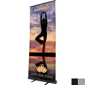 Economy Retractor Banner Display Kit, 33-1/2"
