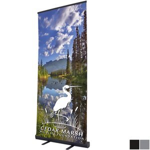 Economy Retractor Banner Display Kit, 36"