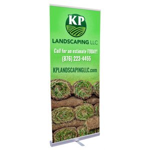 Economy Plus Retractor Banner Display Kit, 31-1/2"