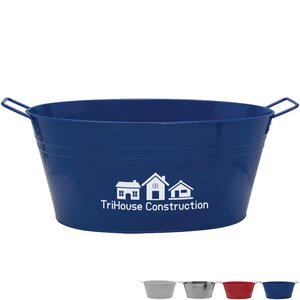 Galvanized Metal Tub, 15 Qt