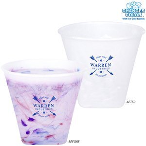 Rainbow Confetti Mood Color Changing Dessert Cup, 10oz.