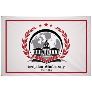 Polyester Double Sided Flag, 4' x 6'