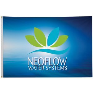 Polyester Double Sided Flag, 5' x 8'