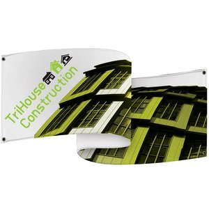 Poly Poplin Fabric Banner, 2' x 4'