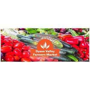 Poly Poplin Fabric Banner, 3' x 8'