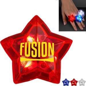 Flashing LED Star Ring