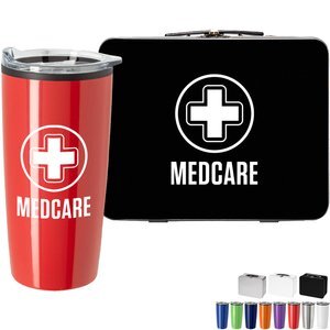 Throwback Lunch Box w/ Tumbler, 20oz.