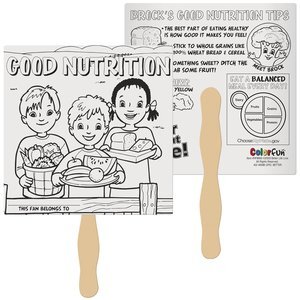 Good Nutrition Color Fun Hand Fan
