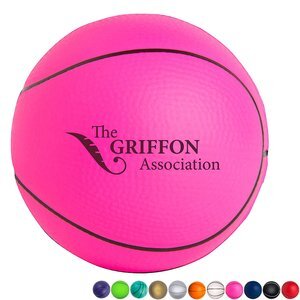 Colorful Basketball Stress Reliever