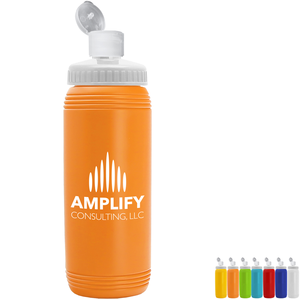 The Pint Flip Top Bottle w/ View Stripe, 16oz.