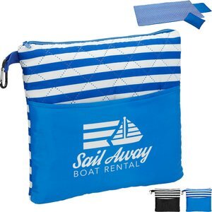 Portable Bleach Blanket and Pillow, 23.5" x 58"