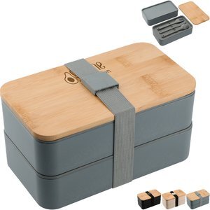 Stackable Bamboo Fiber Bento Box